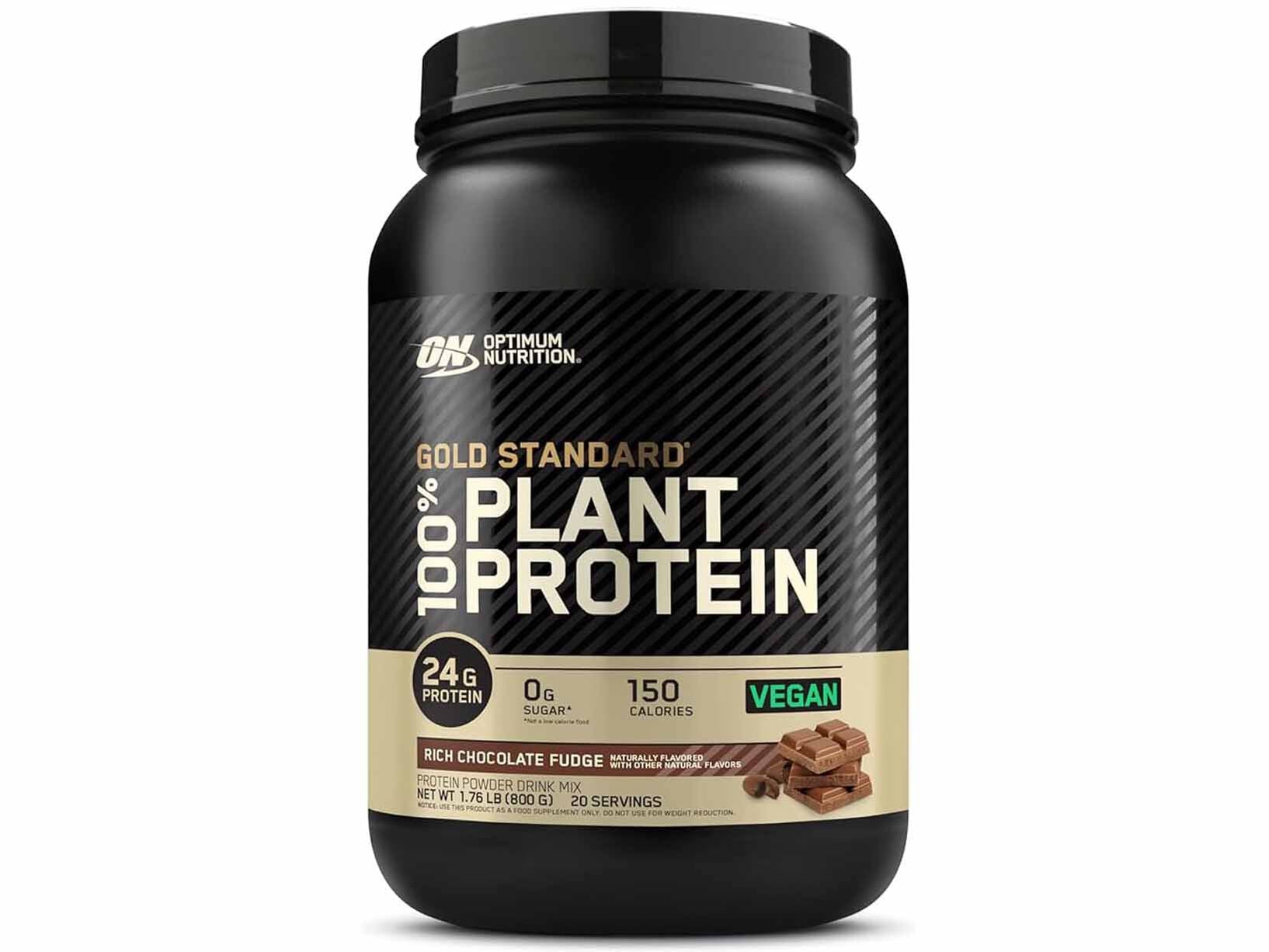 Optimum Nutrition Gold Standard 100% Plant Protein Rich Chocolate Fudge Flavour (1.76lb) EXP 24 Jan 2026 - NutriFirst Pte Ltd