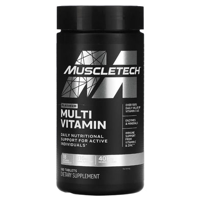 MuscleTech Platinum Multi Vitamin 180 Tablets Exp 2 Oct 2025 - NutriFirst Pte Ltd