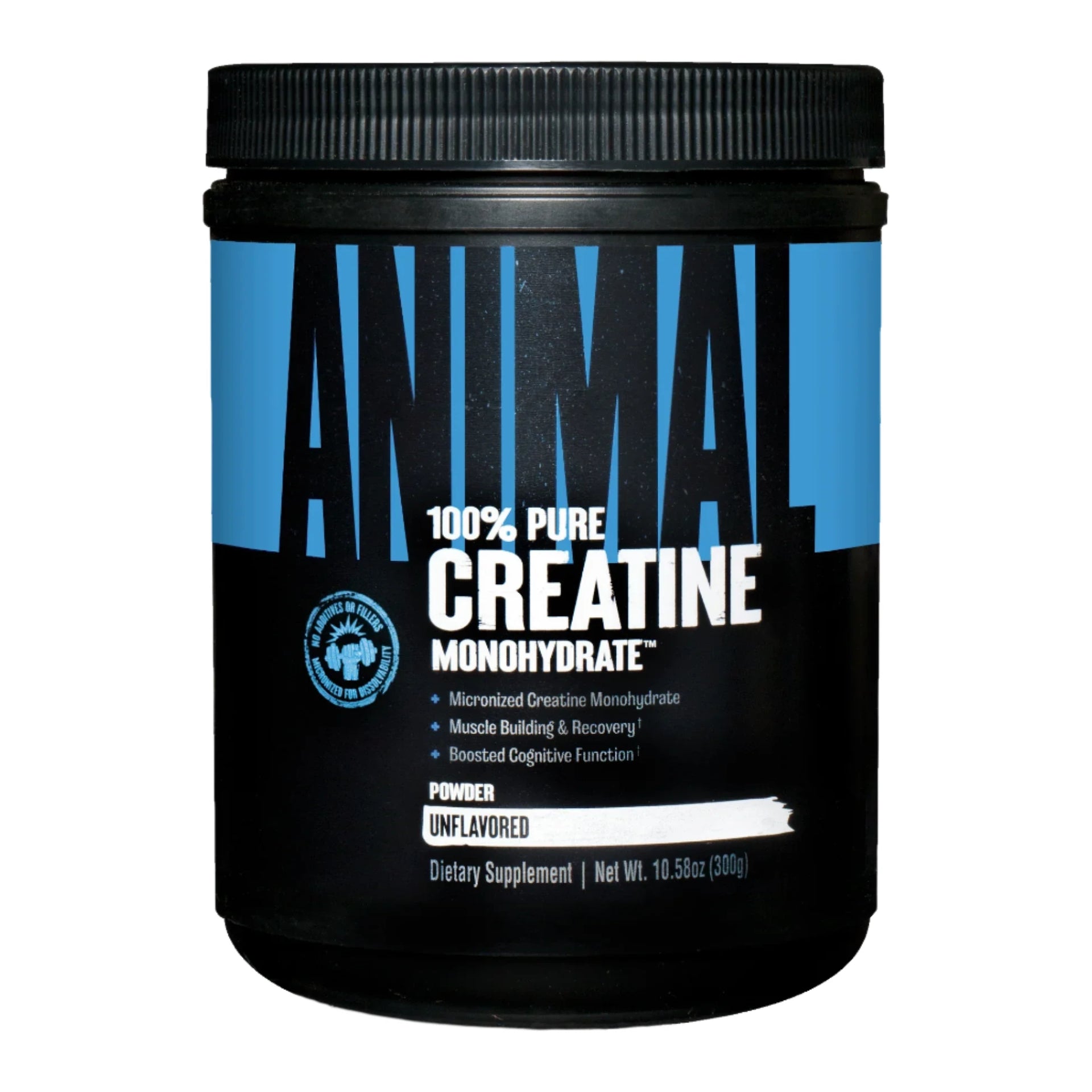 Animal Micronized Creatine Monohydrate Powder Unflavored 1.1 lb (300 g) EXP Sep 2027 - NutriFirst Pte Ltd