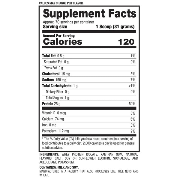BPI Sports Iso-HD (4.8 Lbs) Vanilla Cookie Exp Apr 2027 - NutriFirst Pte Ltd