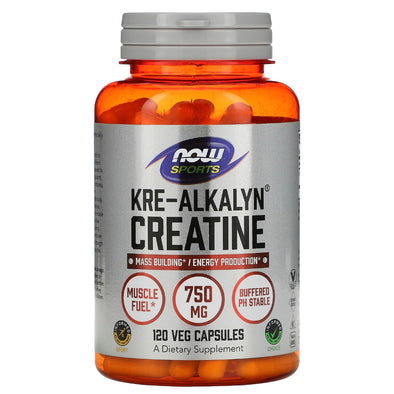 NOW Foods Sports Kre-Alkalyn Creatine 120 Capsules - NutriFirst Pte Ltd