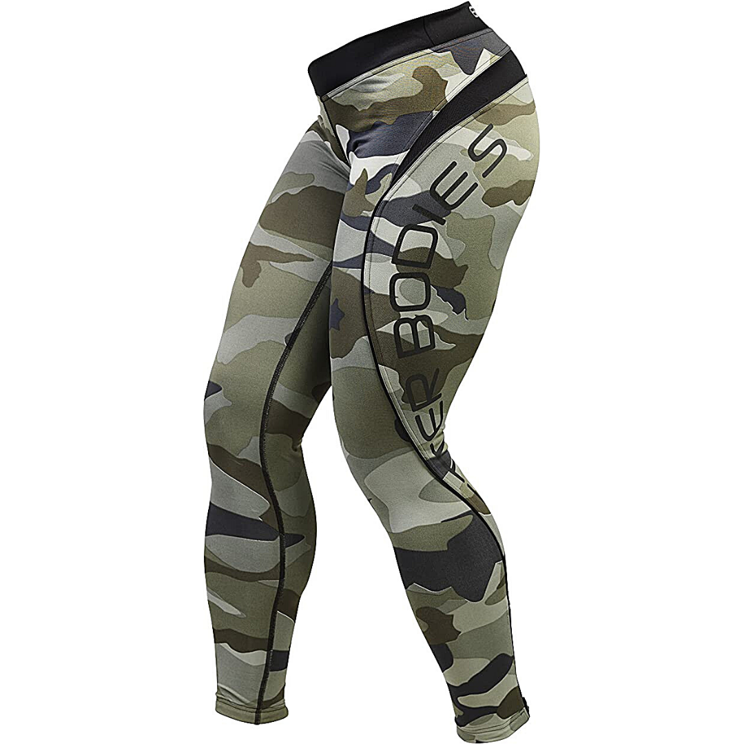 Better Bodies Camo Long Tights - NutriFirst Pte Ltd