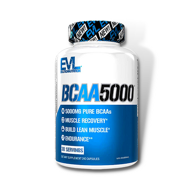 EVL Nutrition BCAA 5000 (240 Capsules) - NutriFirst Pte Ltd