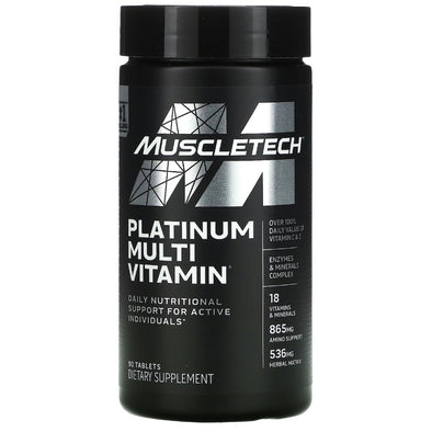 MuscleTech Platinum Multi Vitamin 90 Tablets Exp 25 Mar 2025 - NutriFirst Pte Ltd