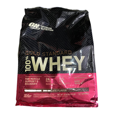 Optimum Nutrition ON 100% Whey Protein Gold Standard (10 Lbs) Extreme milk Chocolate  Exp Mar 2025 - NutriFirst Pte Ltd