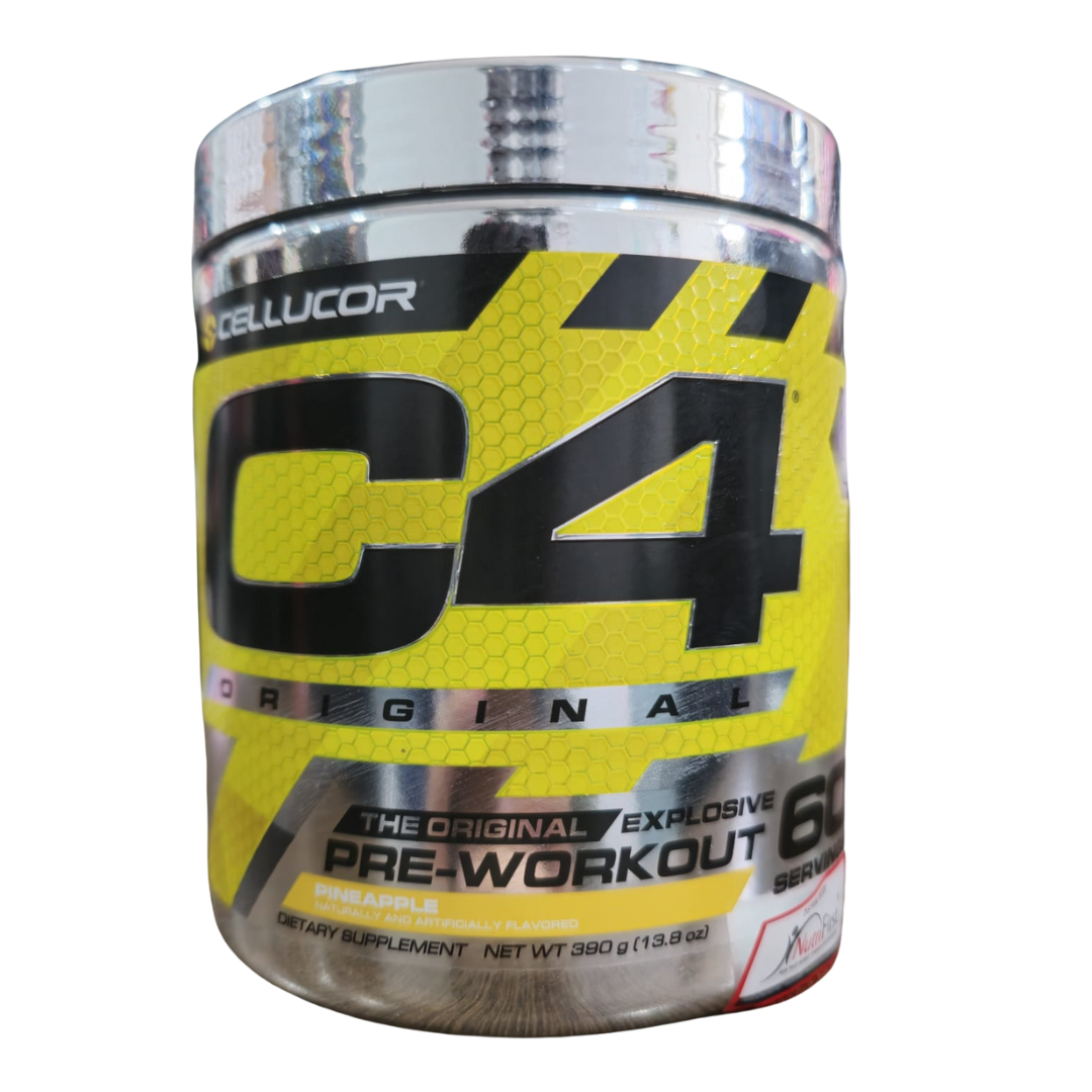 Cellucor C4 PRE-WORKOUT (390g) 60 Servings Pineapple EXP Apr 2027 - NutriFirst Pte Ltd