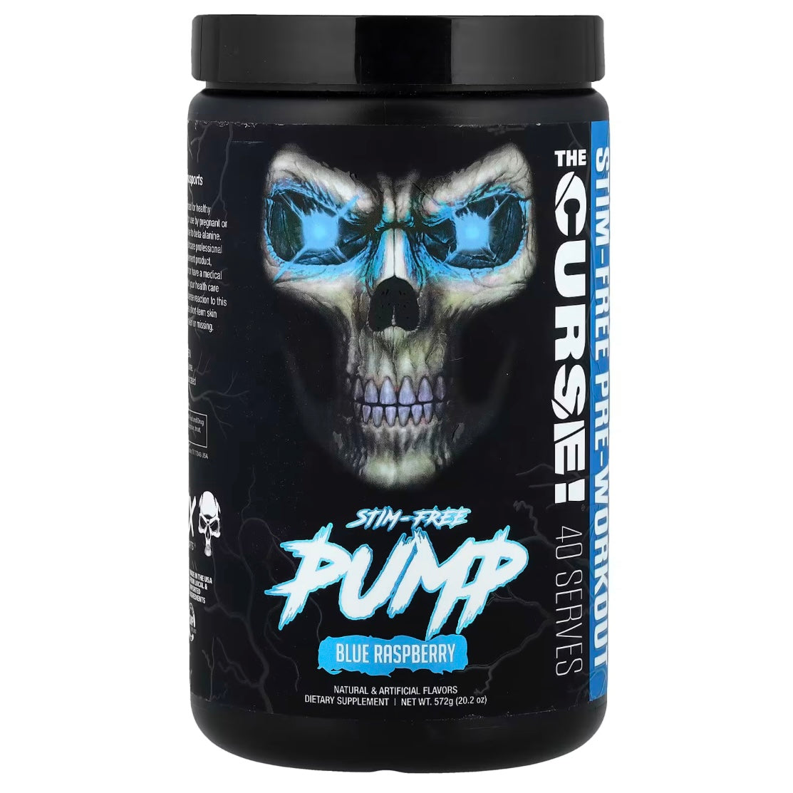 JNX Sports Stim-Free Pump Pre-Workout Blue Raspberry 20.2 oz (572 g) EXP Feb 2028 - NutriFirst Pte Ltd
