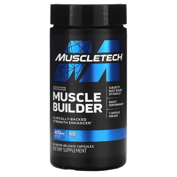 MuscleTech Platinum Muscle Builder 60 Rapid-Release Capsules EXP 8 Jan 2026 - NutriFirst Pte Ltd