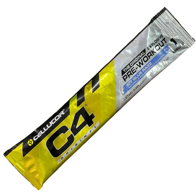 Cellucor C4 Original Explosive Pre-Workout Icy Blue Razz Single Serving 6.5g EXP Mar 2024 - NutriFirst Pte Ltd