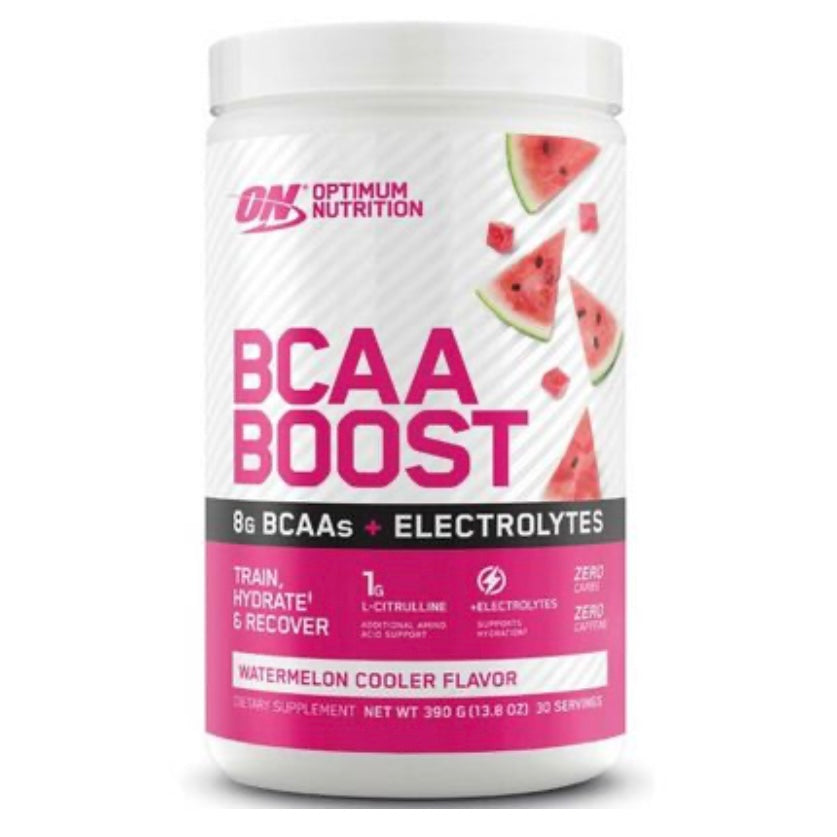 Optimum Nutrition BCAA Boost Watermelon Cooler Flavour (390g) 30 Servings EXP 21 Aug 2026