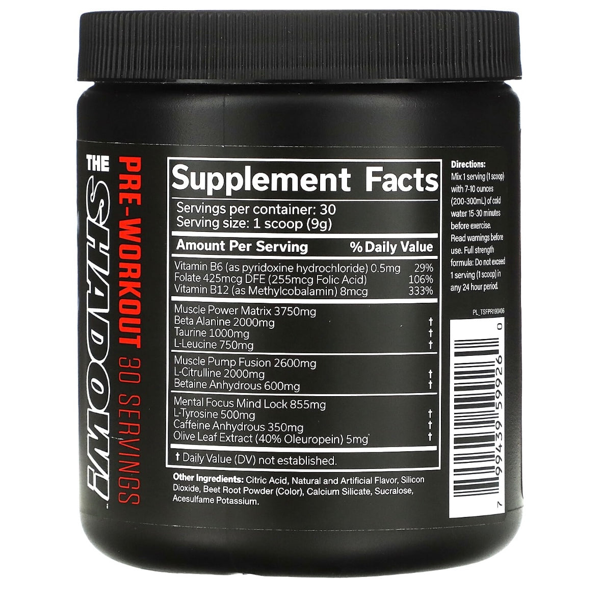 Cobra Labs Shadow-X PRE-WORKOUT (30 Servings) Fruit Punch EXP Apr 2026 - NutriFirst Pte Ltd