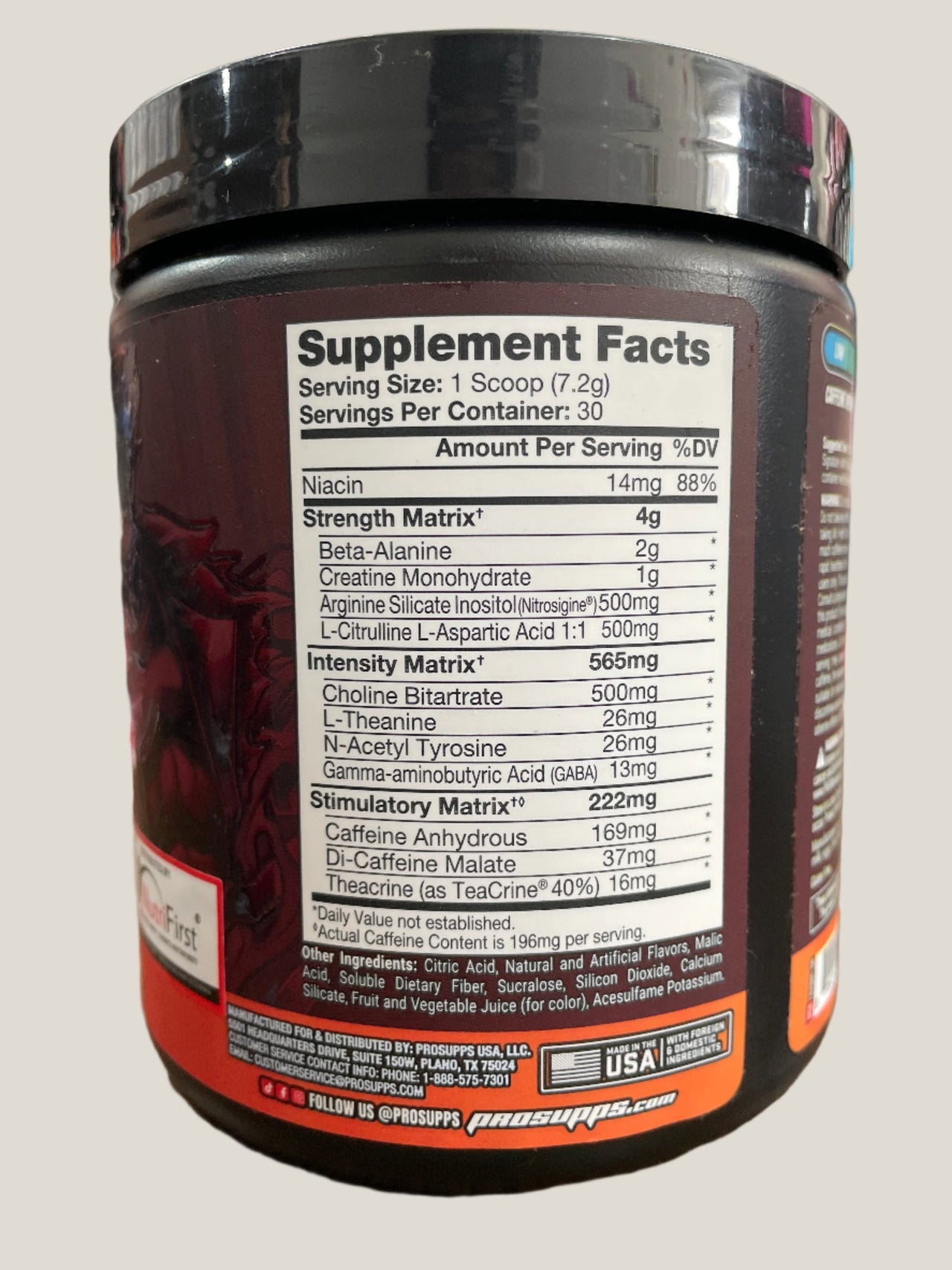 ProSupps Mr. Hyde Signature Pre Workout 7.6 oz (216 g) Fruit Punch Exp Jul 2025 - NutriFirst Pte Ltd