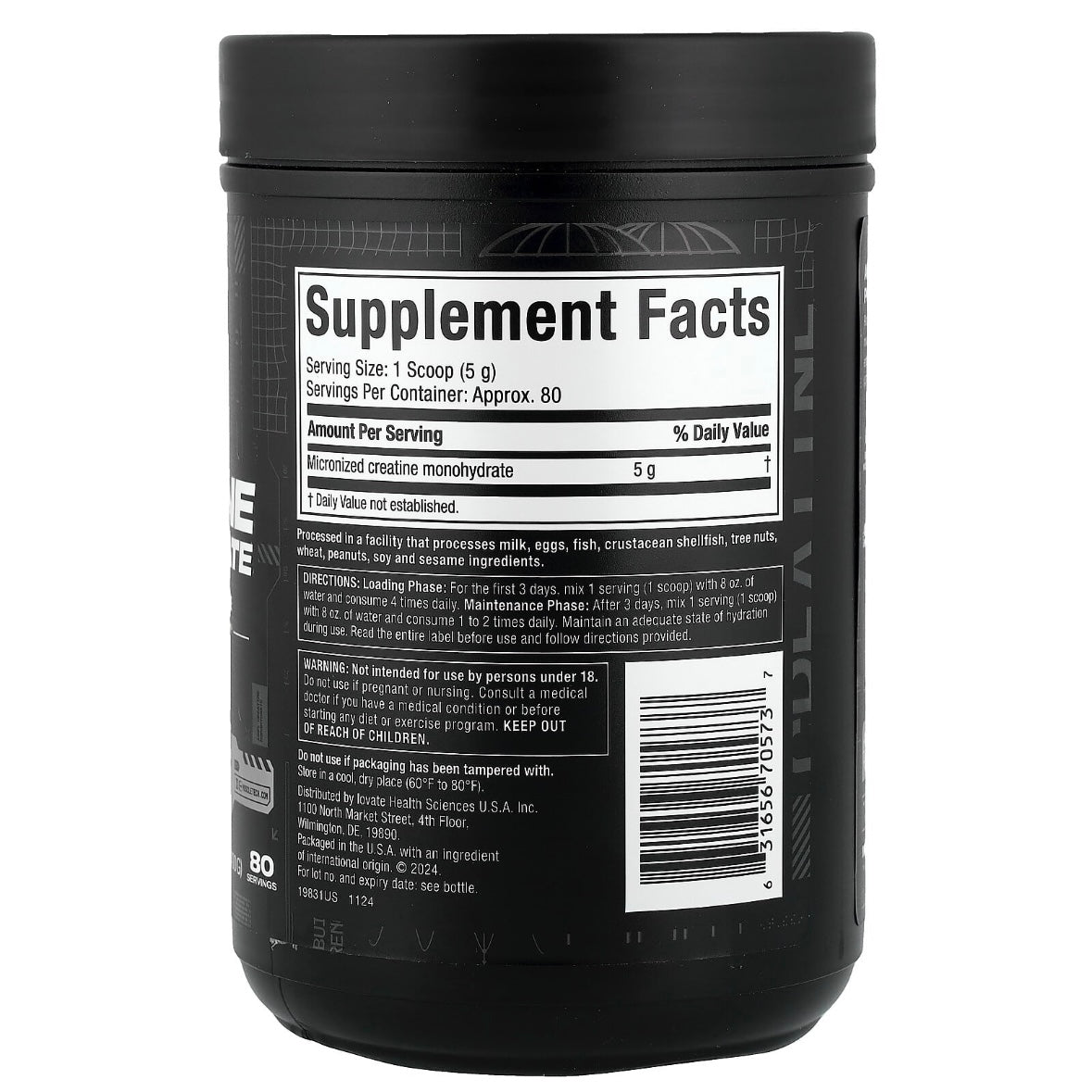 MuscleTech Platinum 100% Creatine (400g) Unflavored Exp 20 Feb 2028