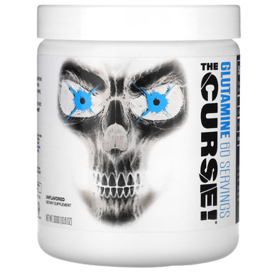 JNX Sports The Curse Glutamine Unflavored 10.6 oz (300 g) Exp Apr 2025 - NutriFirst Pte Ltd