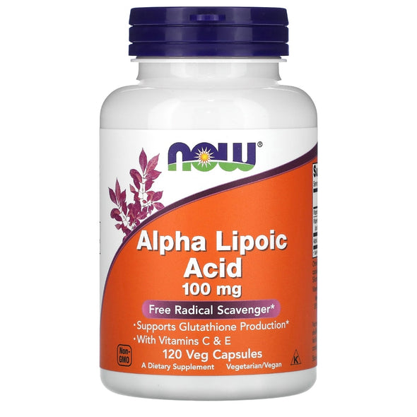 NOW Foods Alpha Lipoic Acid 100 mg 120 Veg Capsules - NutriFirst Pte Ltd