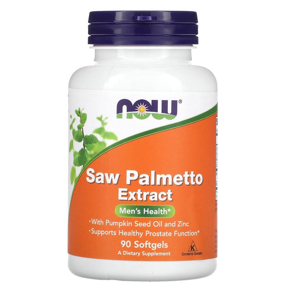 NOW Foods Saw Palmetto Extract 90 Softgels - NutriFirst Pte Ltd