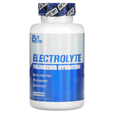 EVLution Nutrition Electrolyte Volumizing Hydration 60 Tablets Exp Apr 2025 - NutriFirst Pte Ltd