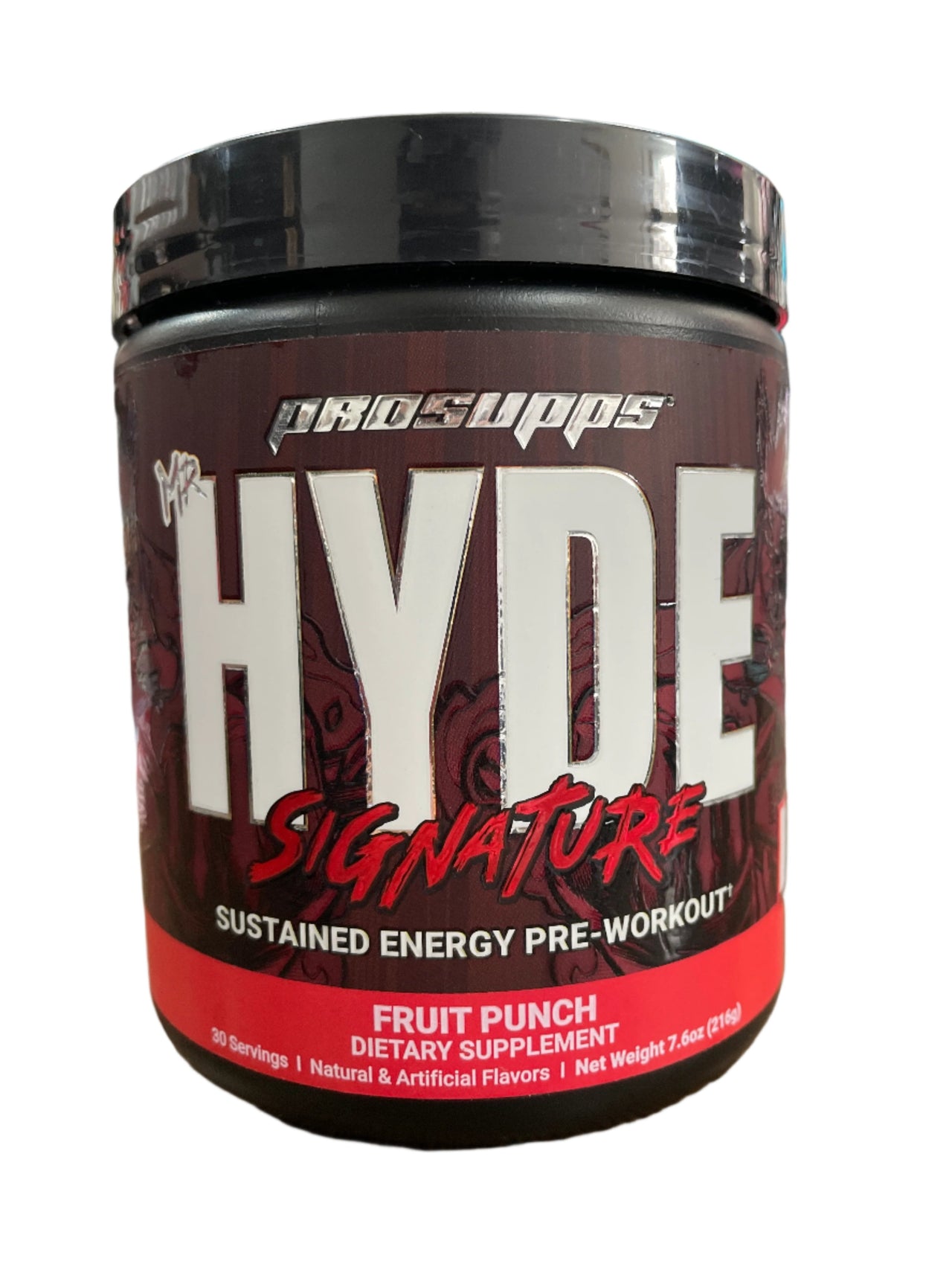 ProSupps Mr. Hyde Signature Pre Workout 7.6 oz (216 g) Fruit Punch Exp Jul 2025 - NutriFirst Pte Ltd
