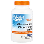 Doctor's Best Glucosamine Chondroitin MSM with OptiMSM® 240 Capsules EXP May 2026 - NutriFirst Pte Ltd