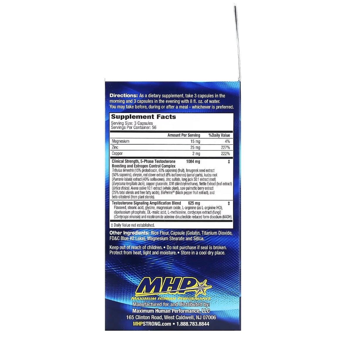 MHP T-Bomb 3Xtreme 168 Capsules EXP Jan 2027 - NutriFirst Pte Ltd