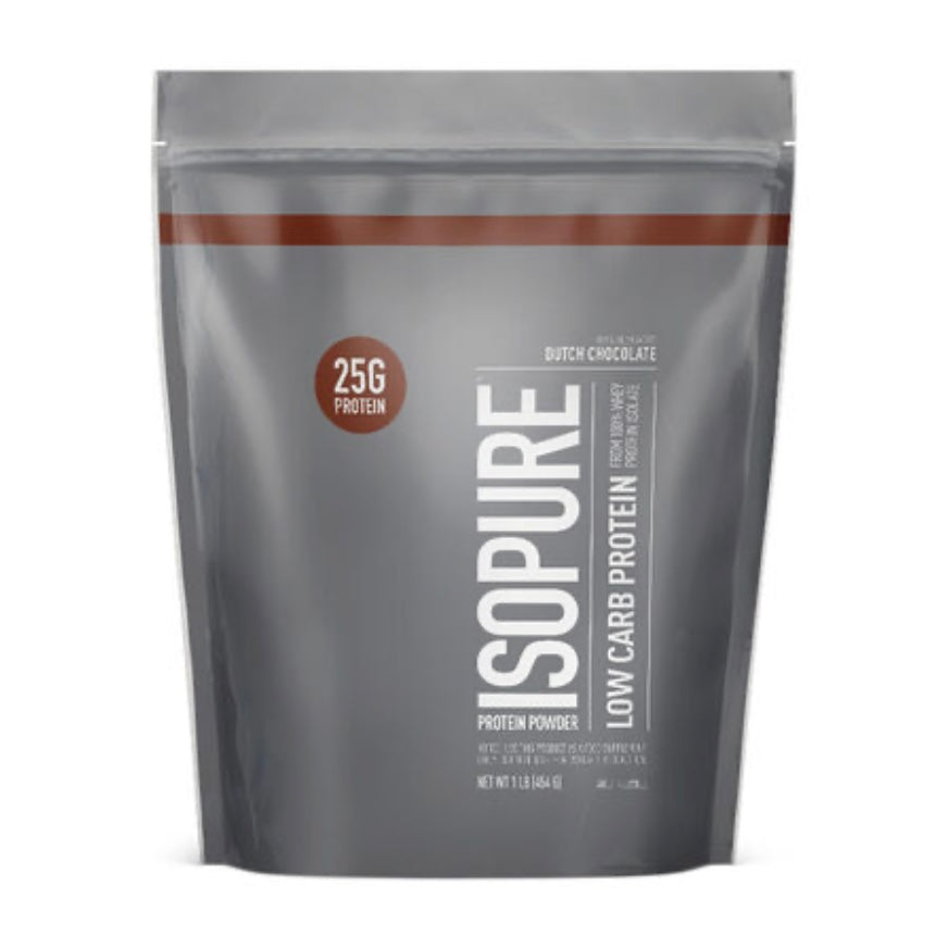 Isopure® Low Carb 1lb Dutch Chocolate EXP June 2027 - NutriFirst Pte Ltd