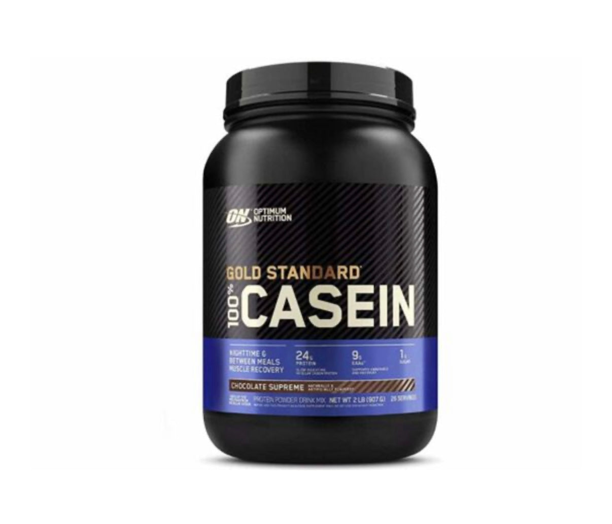 Optimum Nutrition 100% Casein Protein (1.87 Lbs) Chocolate Supreme EXP Aug 2026