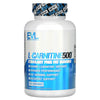 EVLution Nutrition, L-CARNITINE500, Stimulant Free Fat Burning, 120 Capsules EXP May 2025 - NutriFirst Pte Ltd