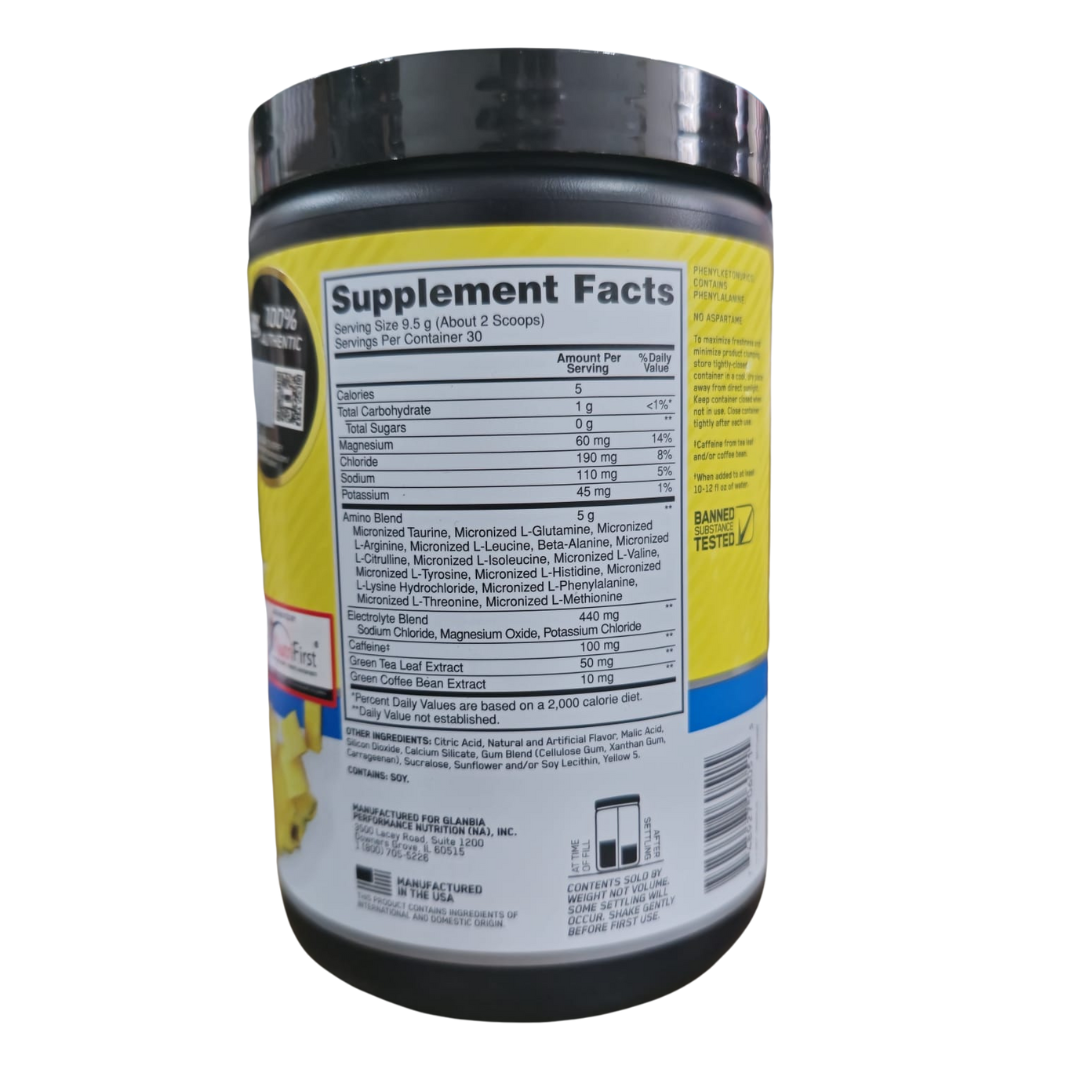 Essential AMIN.O. ENERGY + Electrolytes (Pineapple Twist) EXP Mar 2026 - NutriFirst Pte Ltd