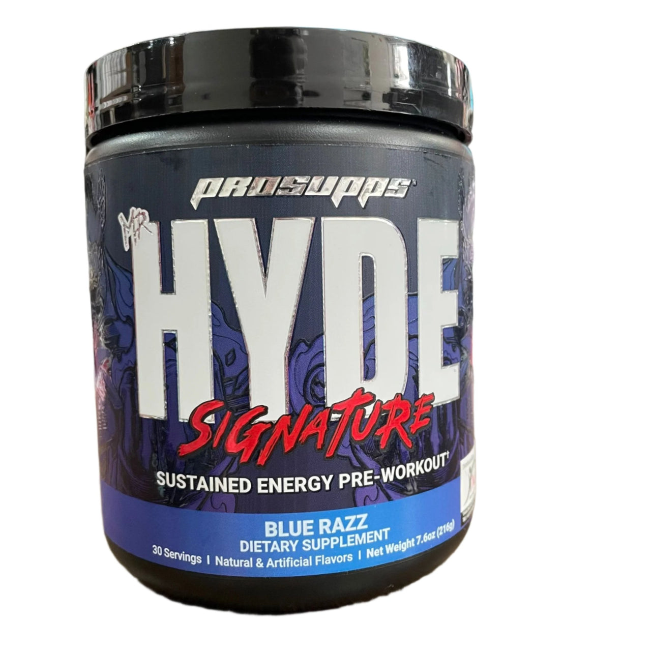 ProSupps Mr. Hyde Signature Pre Workout 7.6 oz (216 g) Blue Razz Popsicle Exp Aug 2025 - NutriFirst Pte Ltd