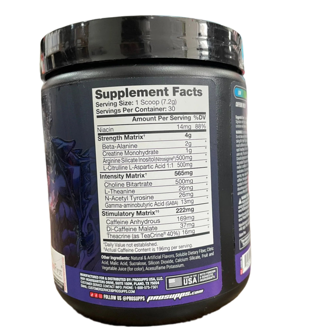 ProSupps Mr. Hyde Signature Pre Workout 7.6 oz (216 g) Blue Razz Popsicle Exp Aug 2025 - NutriFirst Pte Ltd