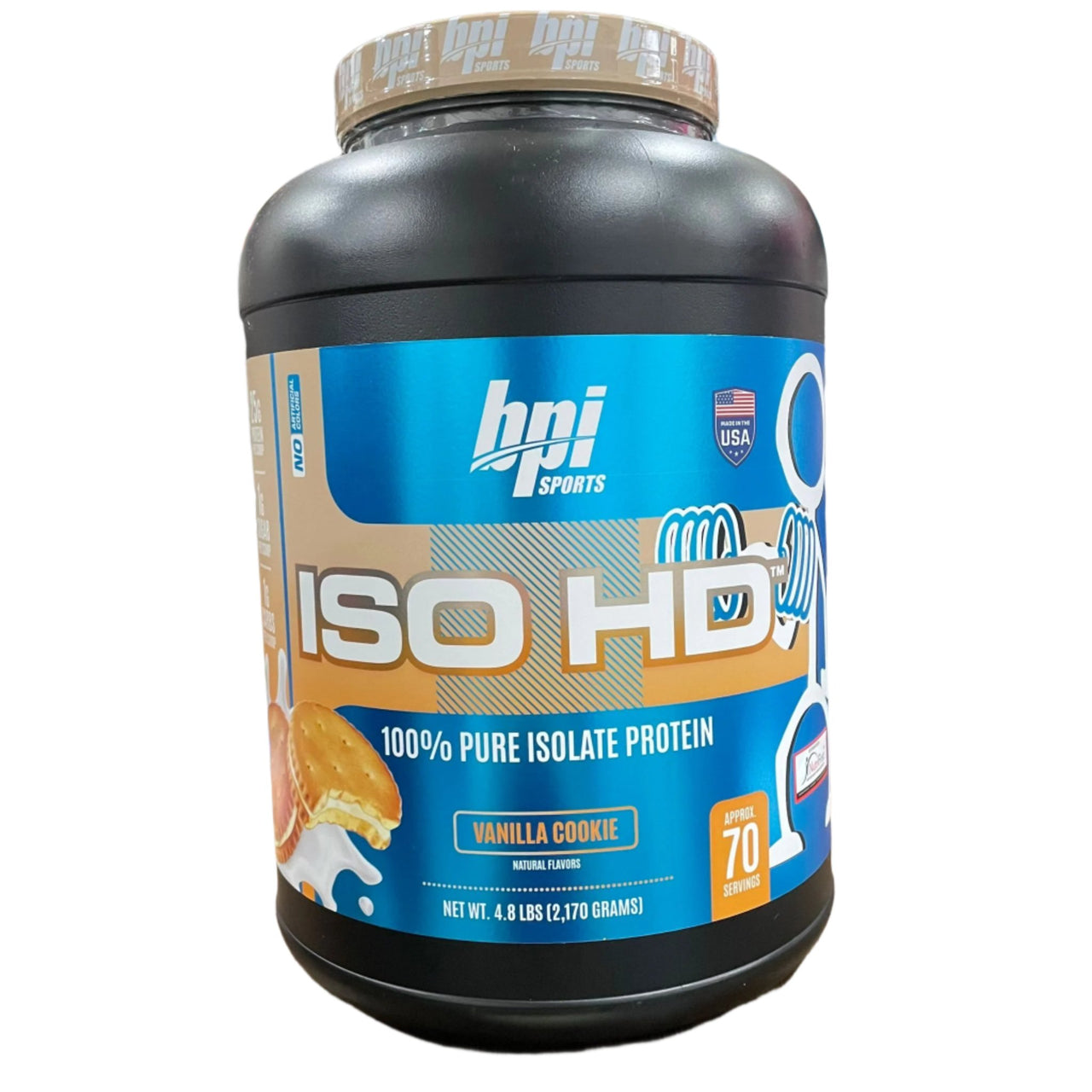 BPI Sports Iso-HD (4.8 Lbs) Vanilla Cookie Exp Apr 2027 - NutriFirst Pte Ltd