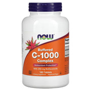 NOW Foods Buffered C-1000 Complex 180 Tablets EXP Mar 2026 - NutriFirst Pte Ltd