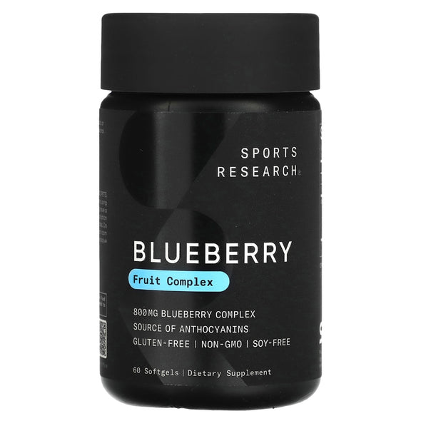 Sports Research Blueberry Concentrate 800 mg 60 Softgels Exp May 2024 - NutriFirst Pte Ltd