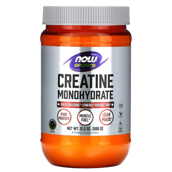 NOW Foods Sports Creatine Monohydrate 21.2 oz (600 g) EXP Mar 2027 - NutriFirst Pte Ltd
