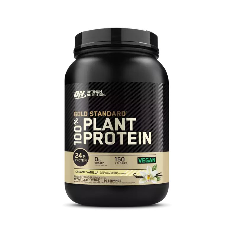 Gold Standard 100% Plant Protein Rich Creamy Vanilla Flavour (1.63lb) EXP Apr 2026 - NutriFirst Pte Ltd