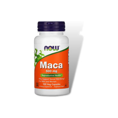 NOW Foods, Maca, 500 mg, 100 Veg Capsules - NutriFirst Pte Ltd