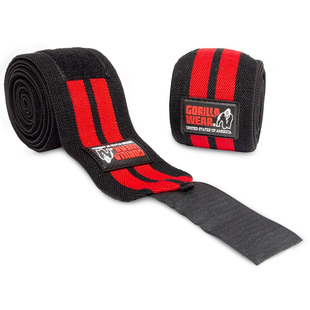Gorilla Wear 98 inch/2.5m Knee Wraps (1 PAIR) - NutriFirst Pte Ltd