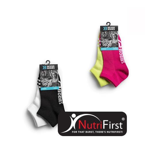 Better Bodies Short Socks (2 Pairs Pack) - NutriFirst Pte Ltd