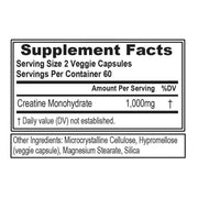 EVL Nutrition Creatine 1000 (120 Capsules) - NutriFirst Pte Ltd