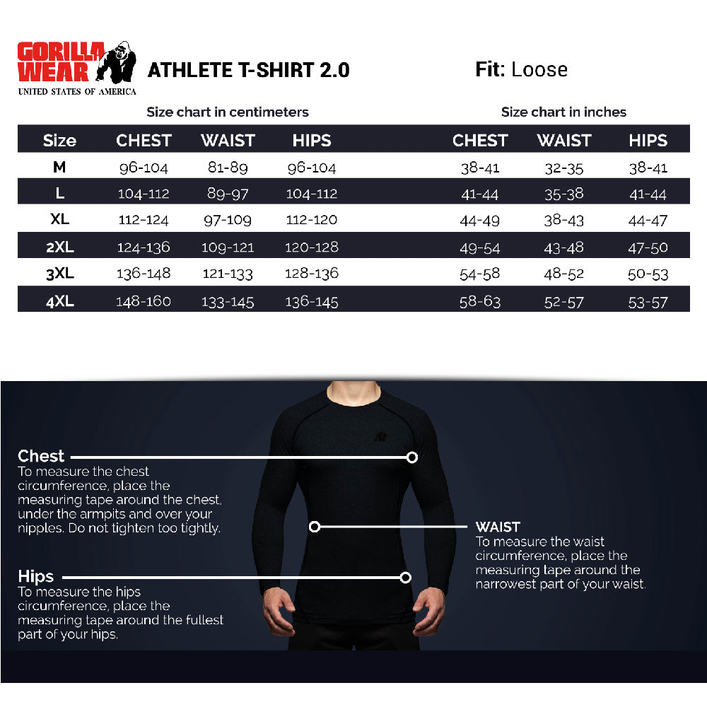 Gorilla Wear Athlete T-Shirt 2.0 Dennis James - NutriFirst Pte Ltd