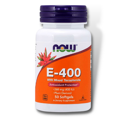 NOW E-400 (250 Softgels) - NutriFirst Pte Ltd
