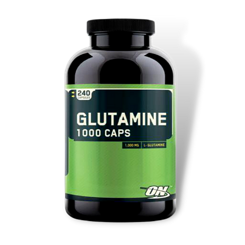 Optimum Nutrition Glutamine 500 mg 240 Capsules - NutriFirst Pte Ltd