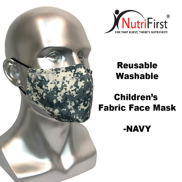 Reusable Washable Fabric Kids Face Mask - NutriFirst Pte Ltd