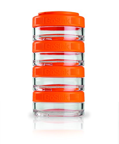 Blender Bottle GoStak 40cc 4Pak Twist n' Lock Storage Jars - Bed