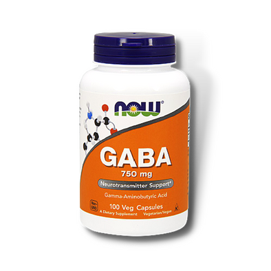 NOW Gaba 750 mg (200 Capsules) - NutriFirst Pte Ltd