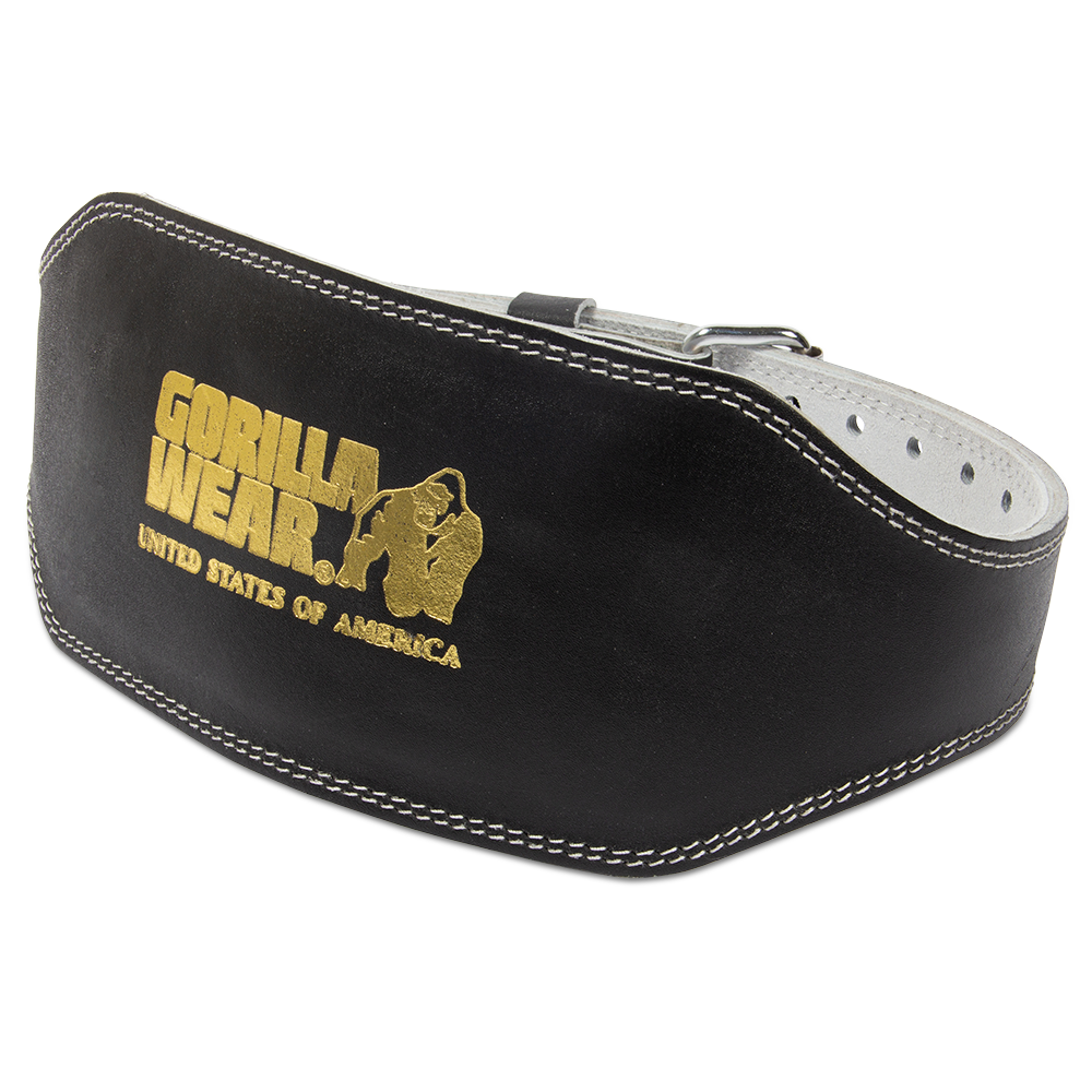 Gorilla Wear Full Leather Padded Belt - NutriFirst Pte Ltd