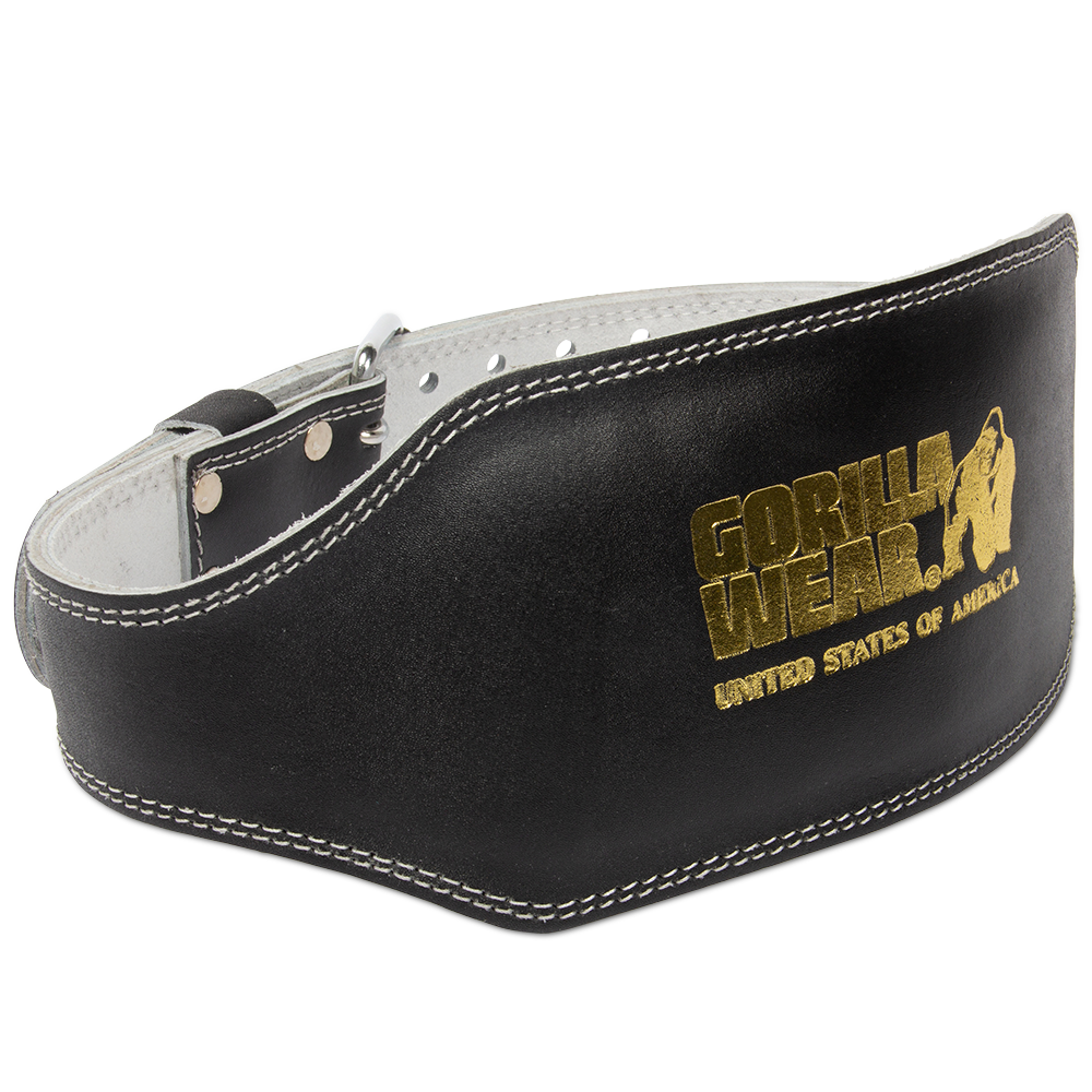 Gorilla Wear Full Leather Padded Belt - NutriFirst Pte Ltd