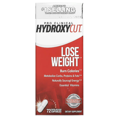 Hydroxycut Pro Clinical Hydroxycut Lose Weight 72 Rapid-Release Capsules Exp Feb 2025 - NutriFirst Pte Ltd