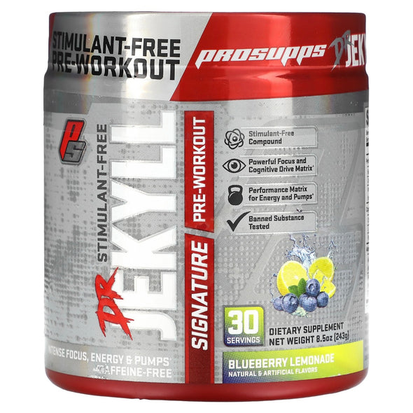 ProSupps, Dr. Jekyll Signature, Stimulant-Free Pre-Workout 243g 8.5oz - NutriFirst Pte Ltd