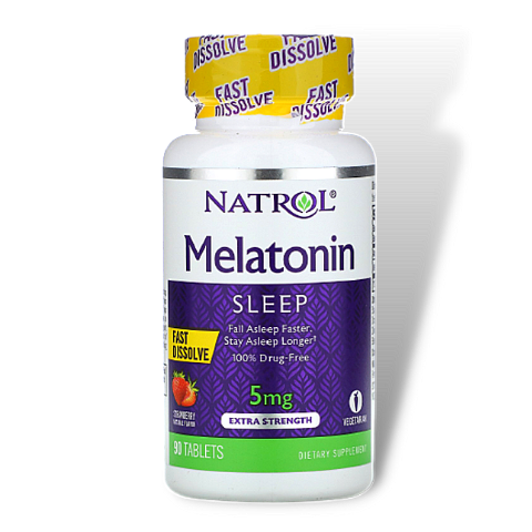 Natrol Melatonin Fast Dissolve 5mg (90 Tablets) - NutriFirst Pte Ltd